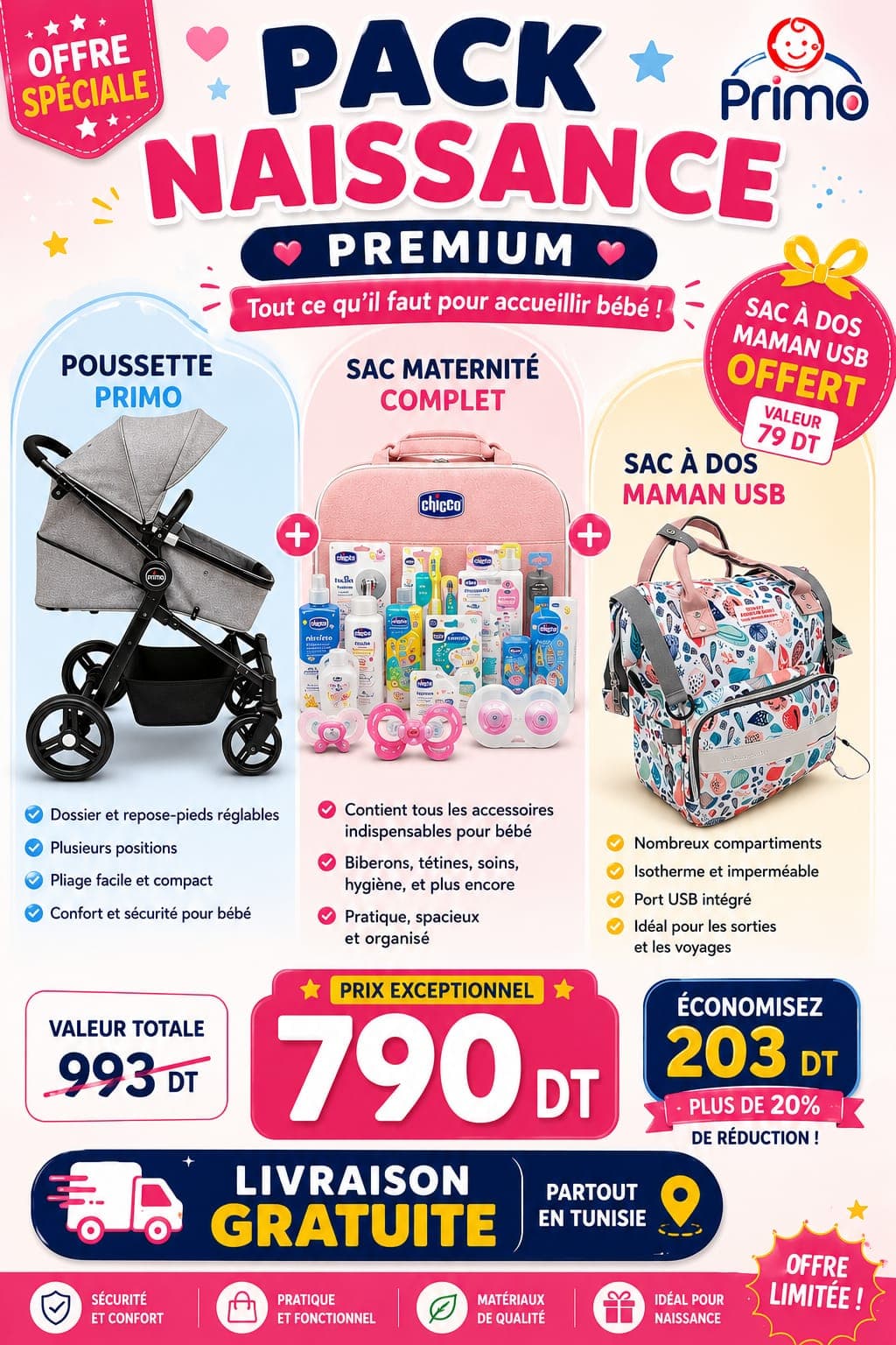Pack Naissance Premium Offre Speciale