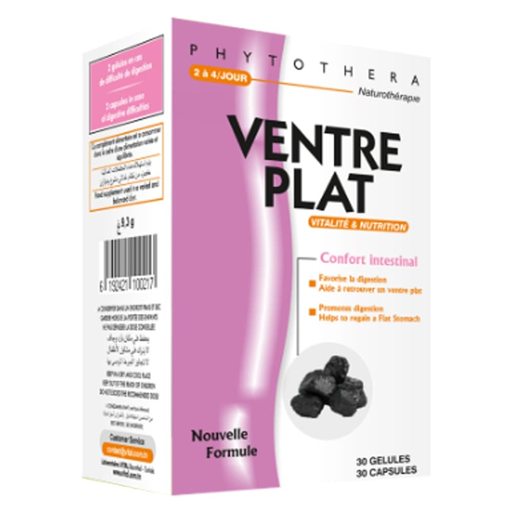 Phytothera Ventre Plat 30 Gelules