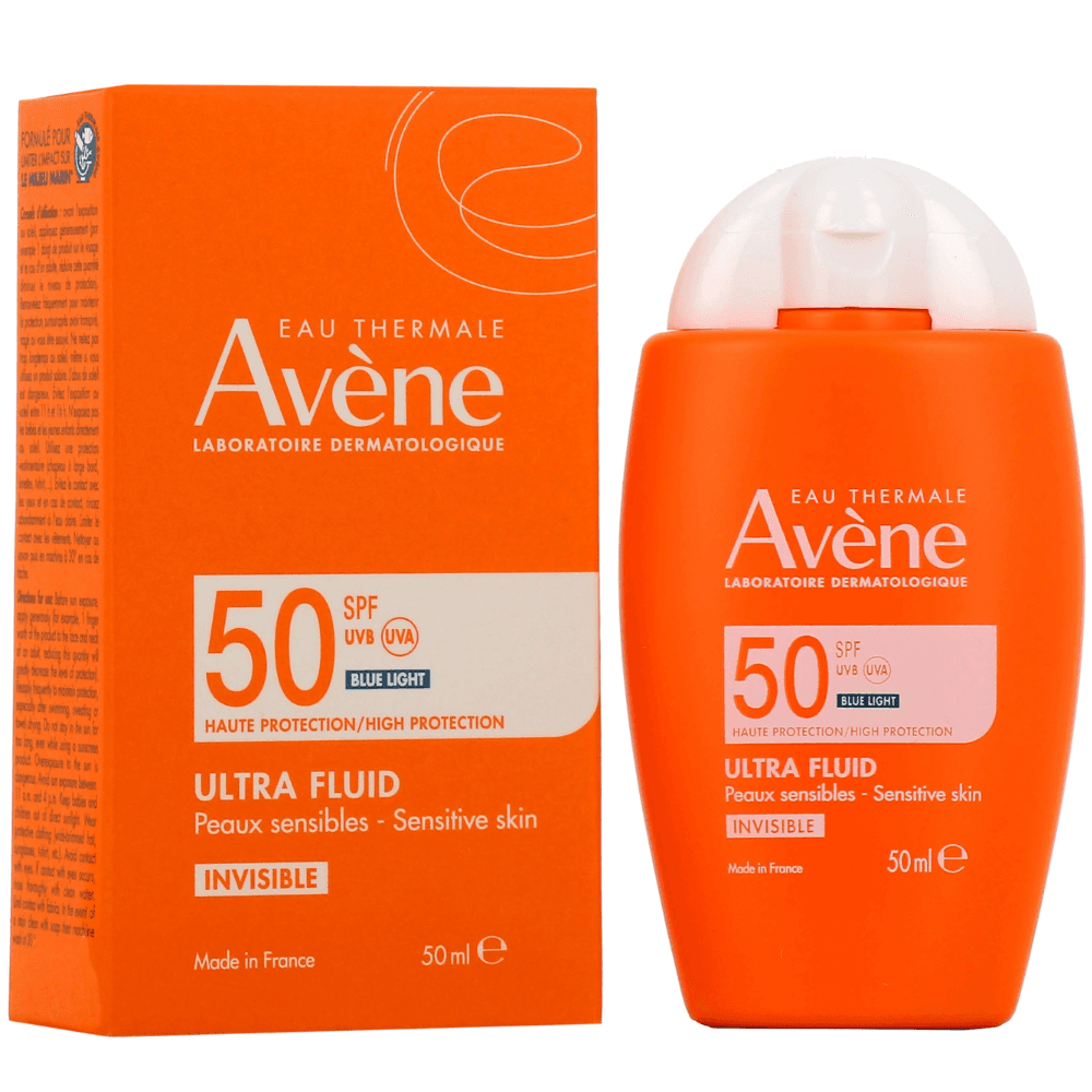 Avene Ultra Fluid Spf50+ Peaux Sensibles Normales A Mixtes 50ml