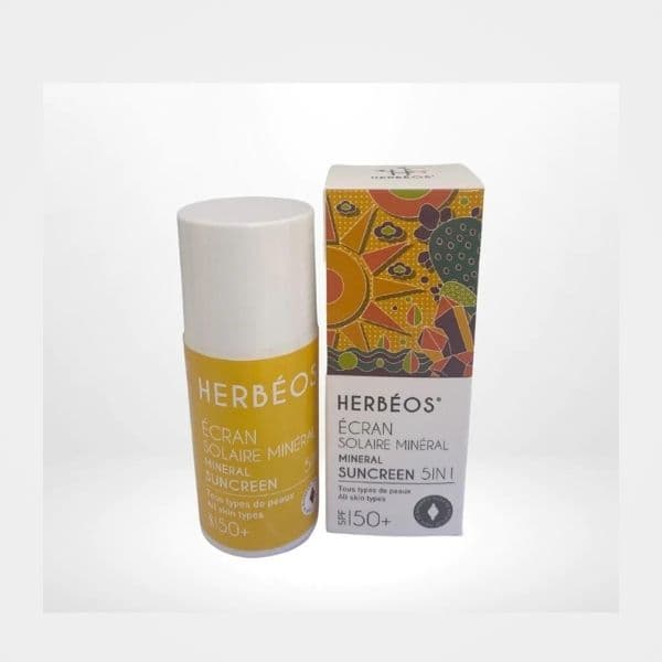 Herbeos Ecran Solaire Mineral 5 En 1 SPF 50+ 40ml