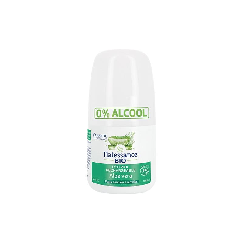 Natessance Deodorant 24h Rechargeable Aloe Vera Bio 50 ML