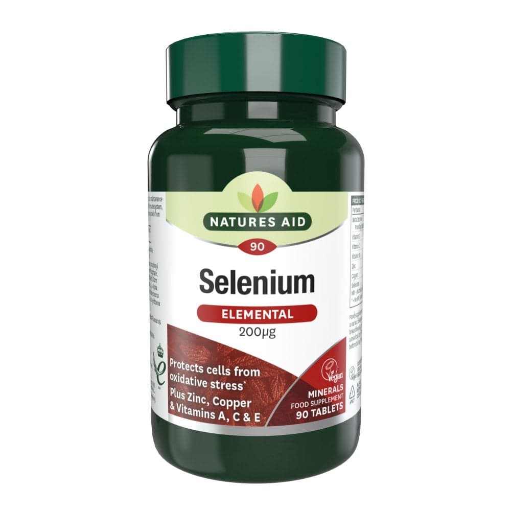 Natures Aid Selenium 200µg 90 Comprimes