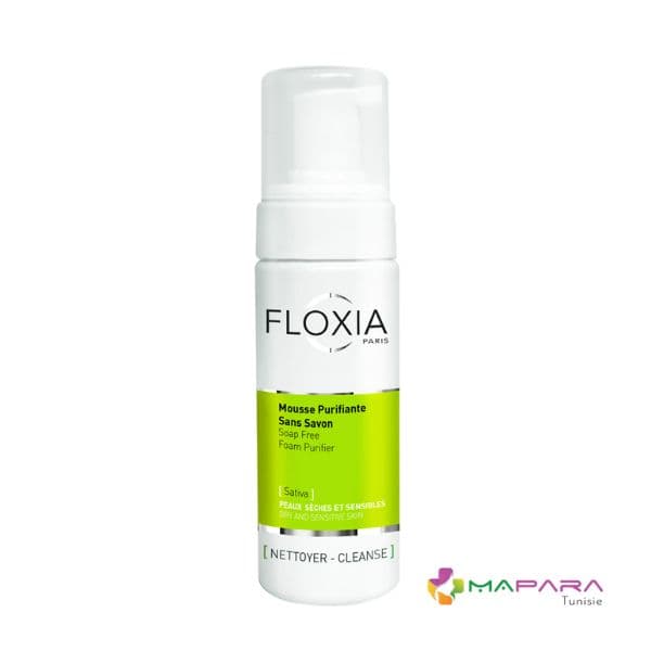 Floxia Mousse Purifiante Sans Savon Peaux Seches Et Sensibles 150 ML
