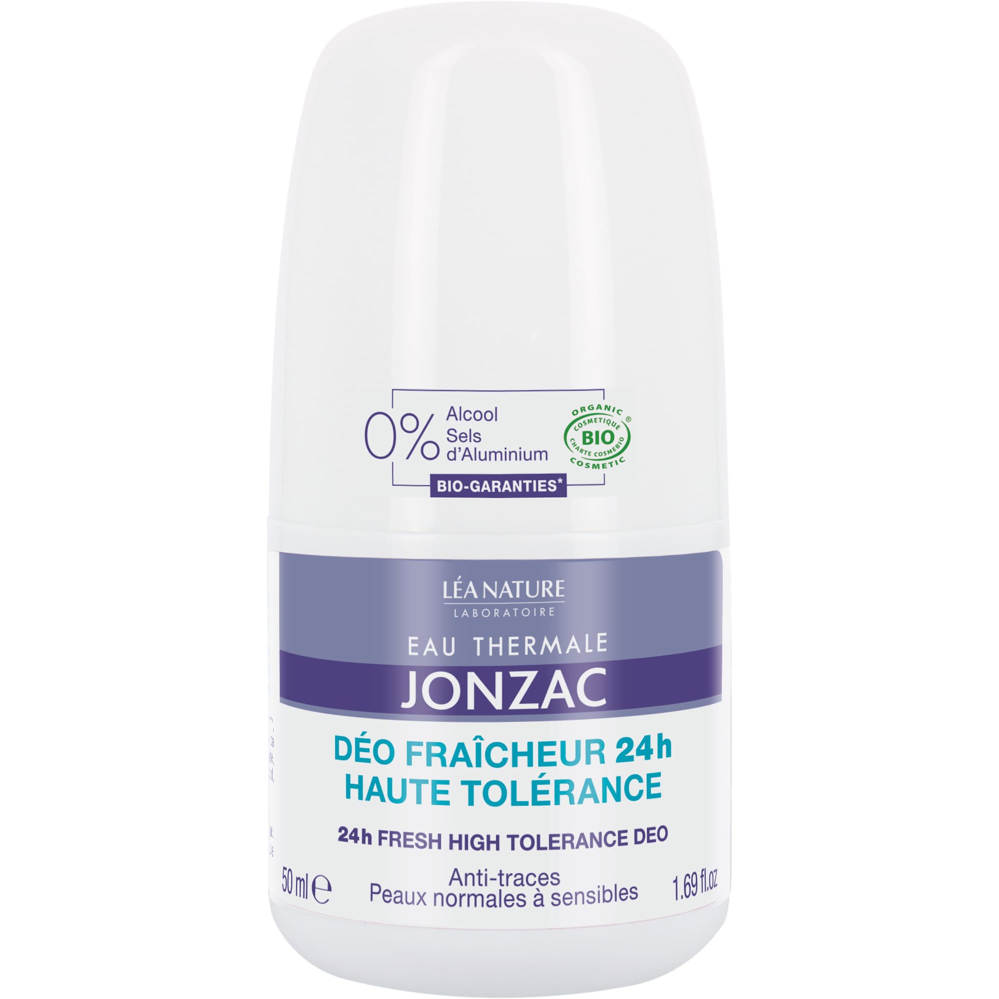 Jonzac Deo Fraicheur 24H Haute Tolerance Bio 50ml