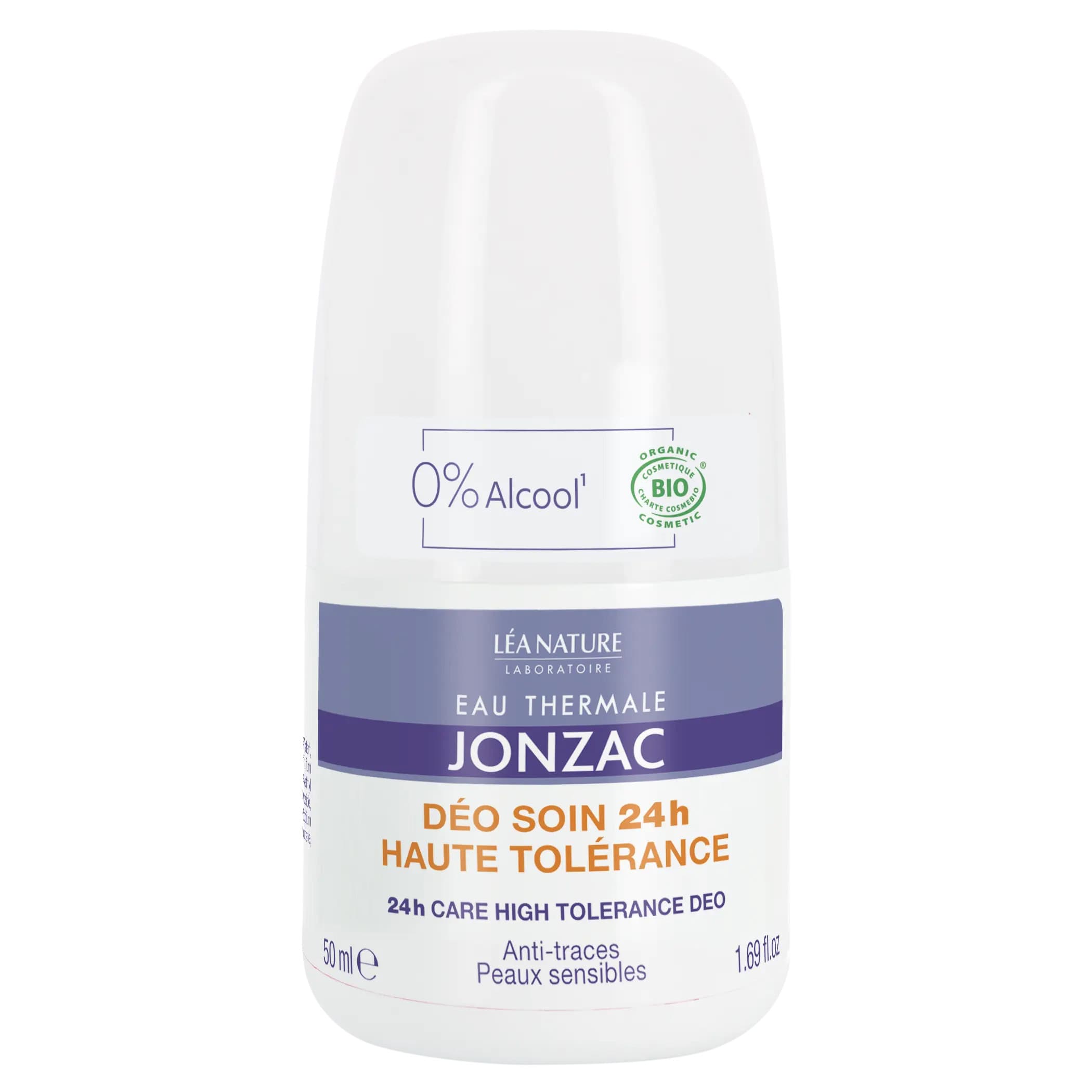 Jonzac Deo Haute Tolerance 24H Anti-trace Bio Peaux Sensibles 50ml