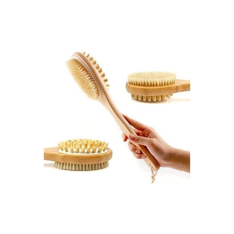 Azal Brosse De Douche En Bois