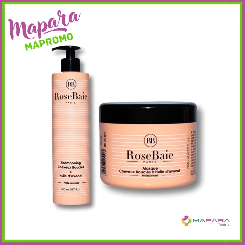 Rosebaie Duo Huile D'avocat Masque Et Shampoing