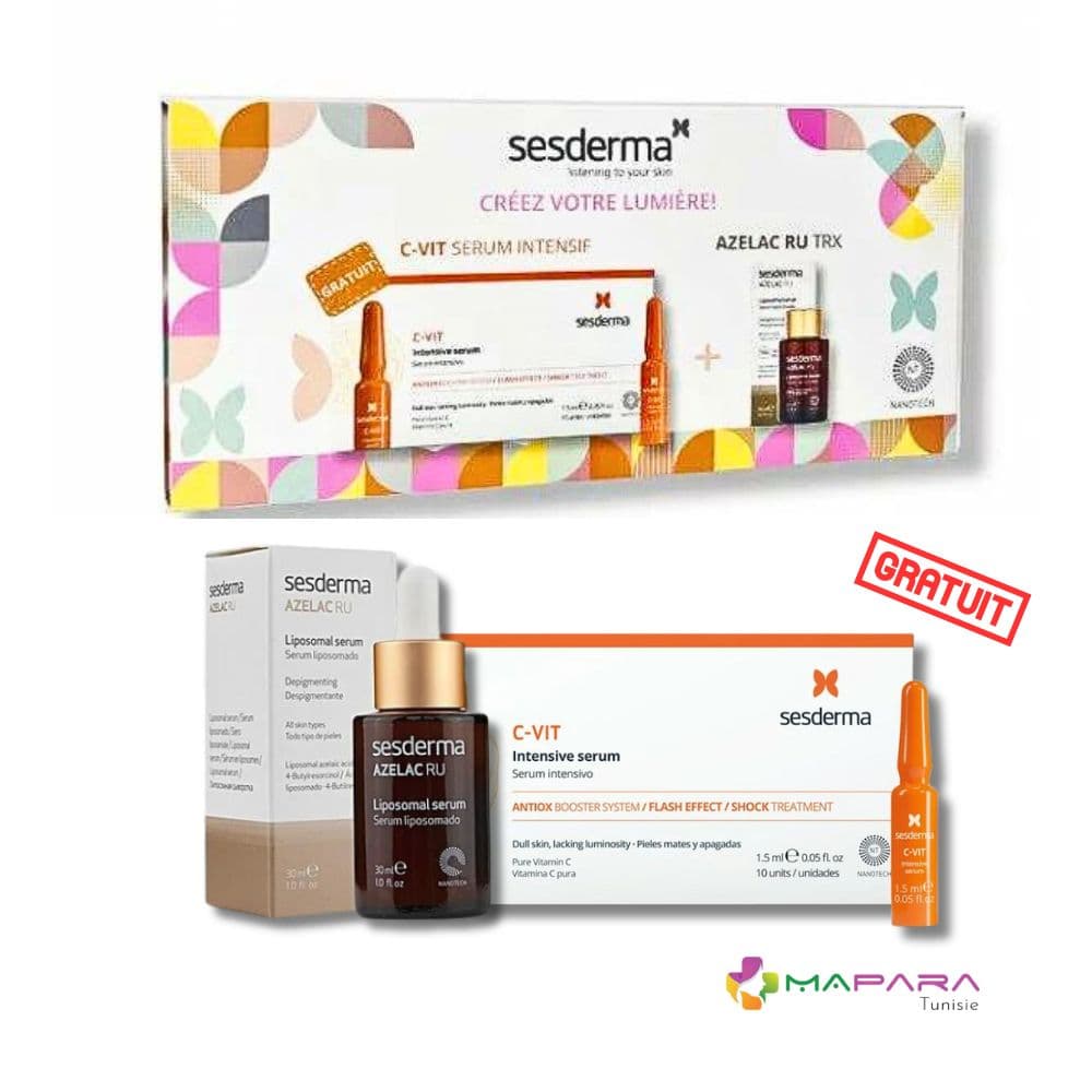 Sesderma Coffret Azelac Ru + C-vit Serum Intensif Gratuit