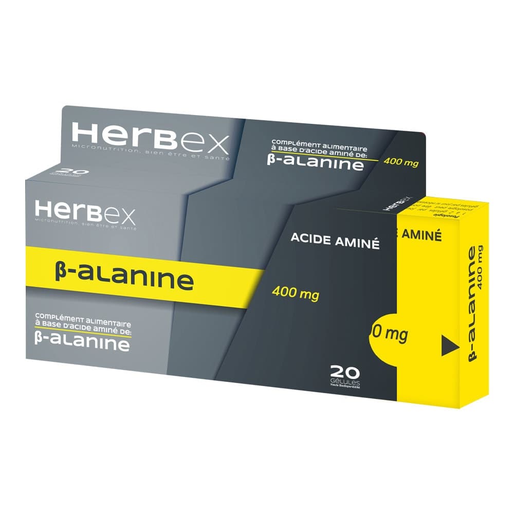 Herbex Beta-alanine 400 Mg 20 Gelules