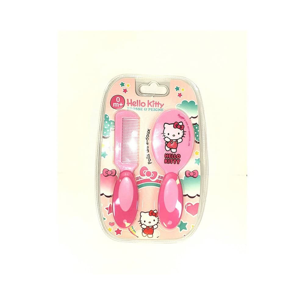 Baby Pur Brosse Et Peigne Hello Kitty