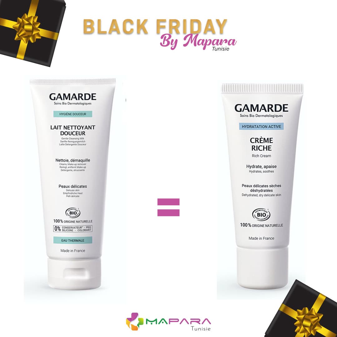 Gamarde Duo Essentiel Hydratation + Lait Nettoyant Douceur 200ml