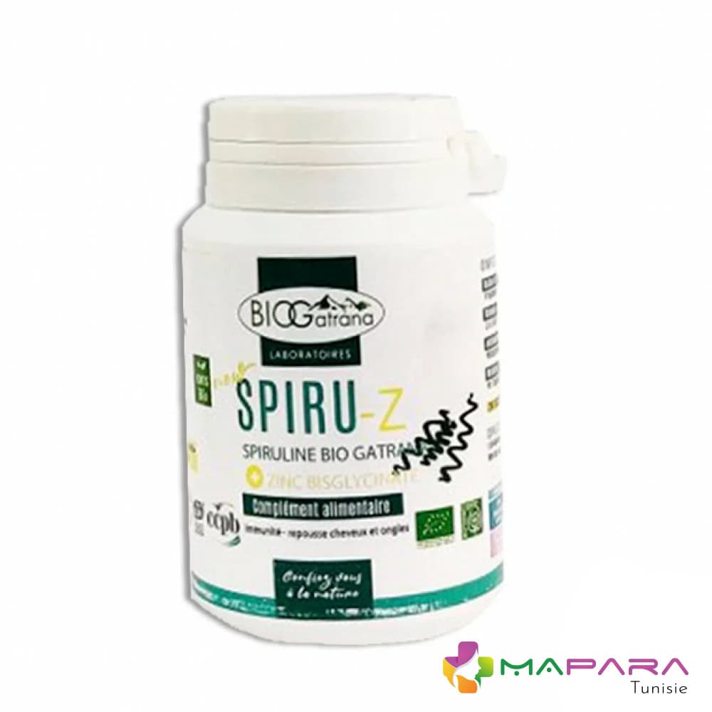 Bio Gatrana Spiru-z 50mg 60 Gelules