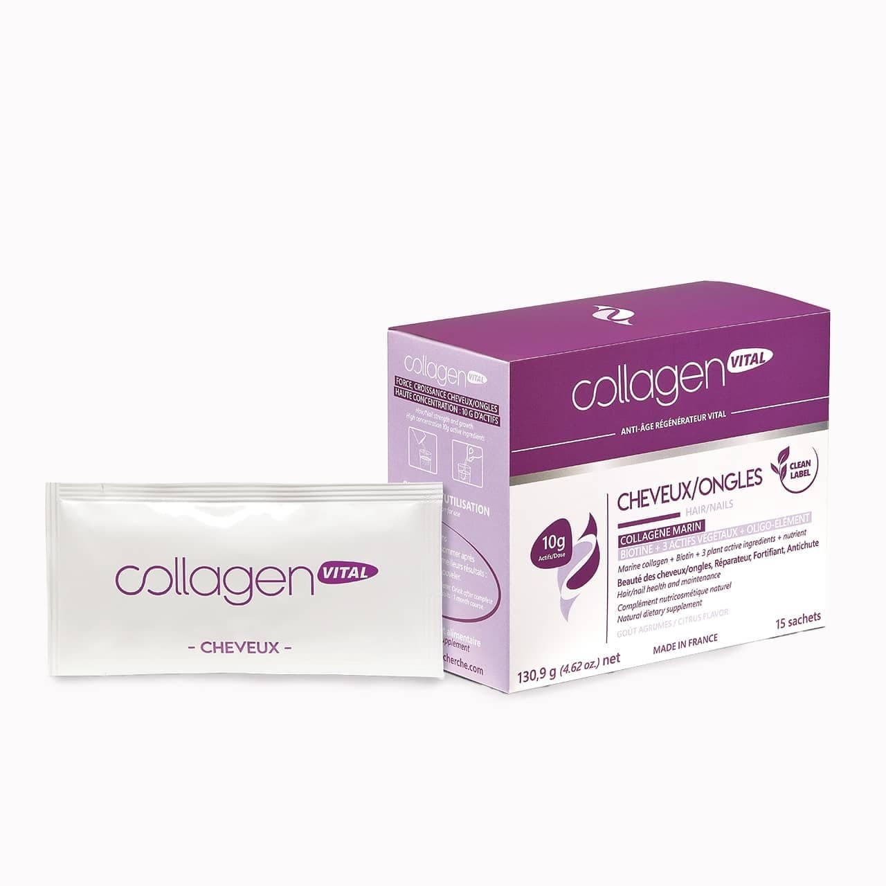 Collagen Vital Hair Et Nails 15 Sachets