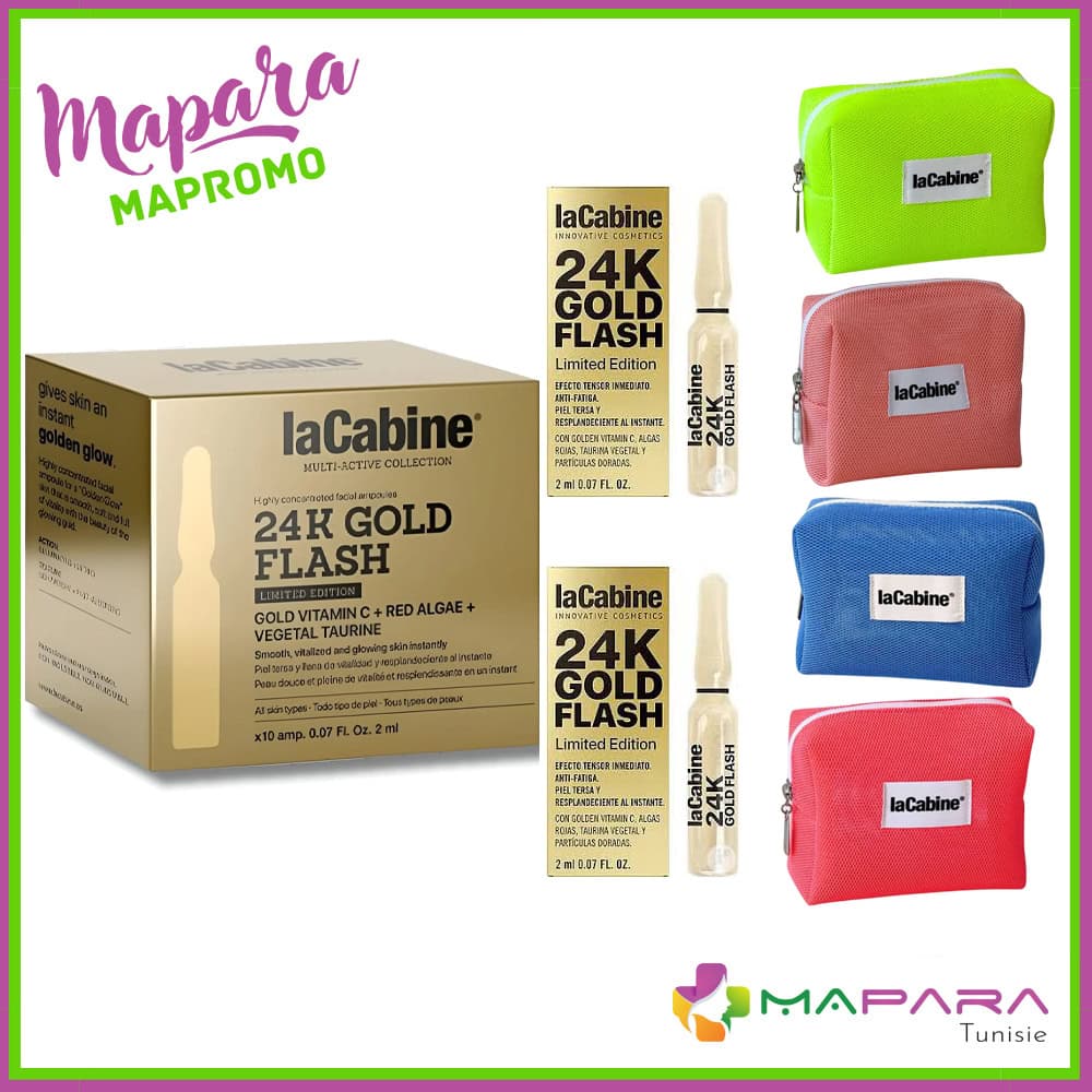 La Cabine 24K Gold Flash Edition Limitee 10 Ampoule