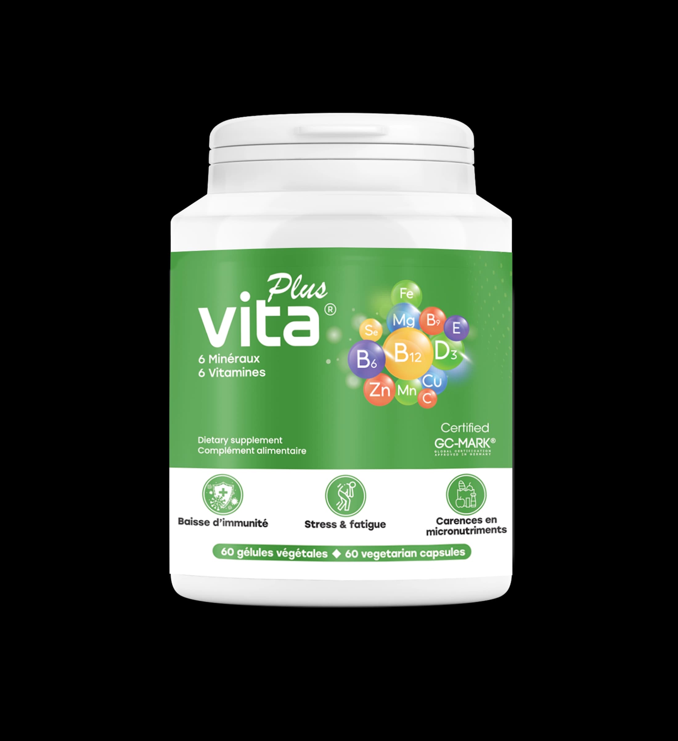 Vita Plus 12 Vitamines 60 Gelules
