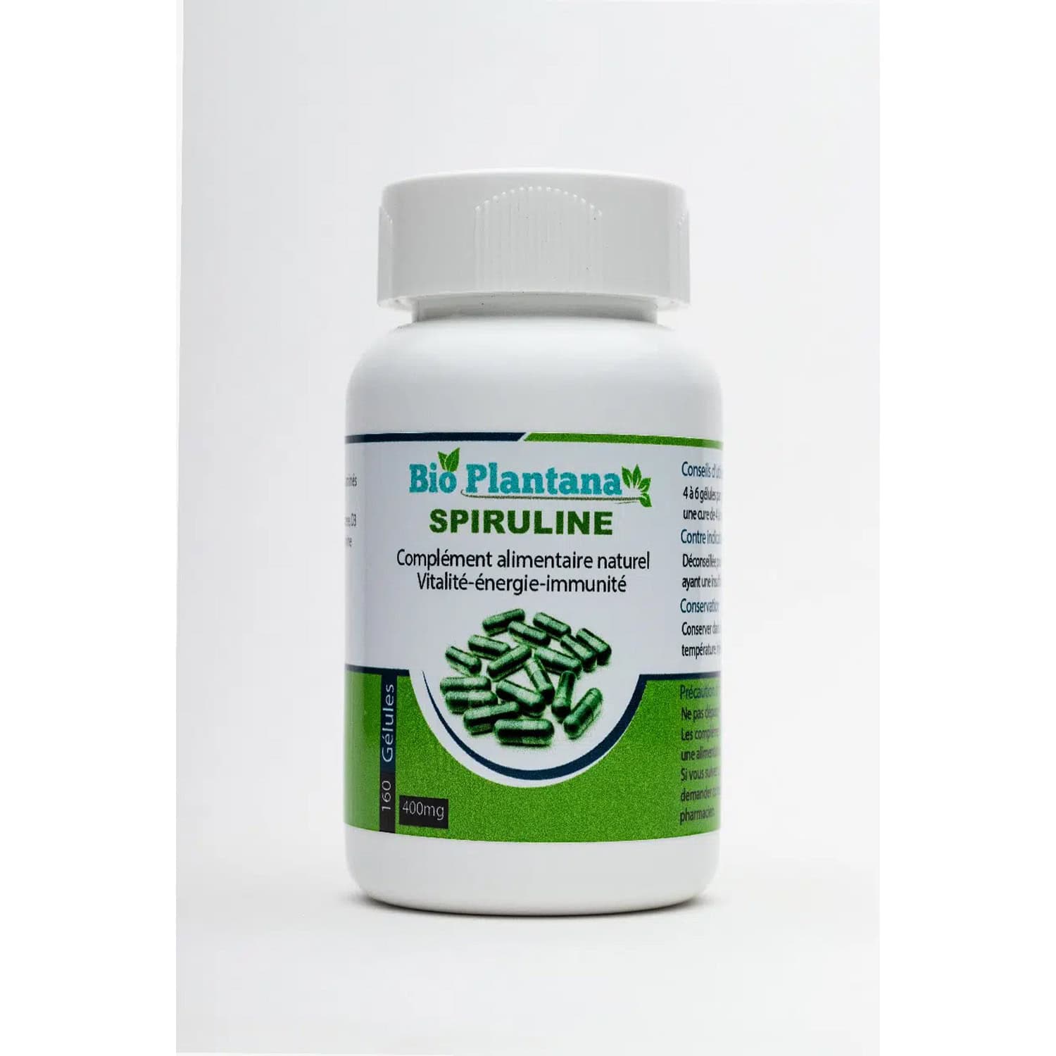 Bio Plantana Spiruline 160 Gelules