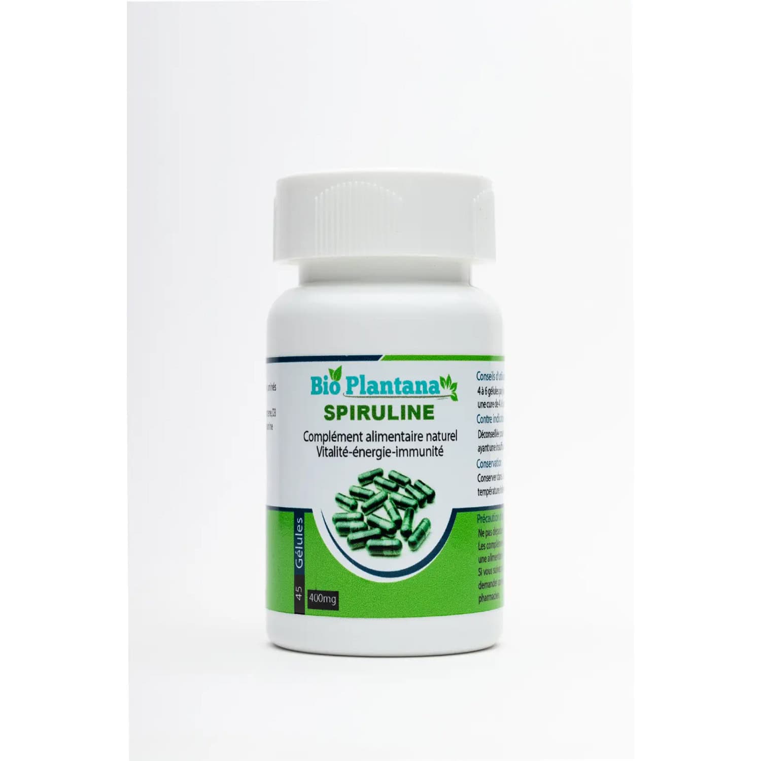 Bio Plantana Spiruline 45 Gelules