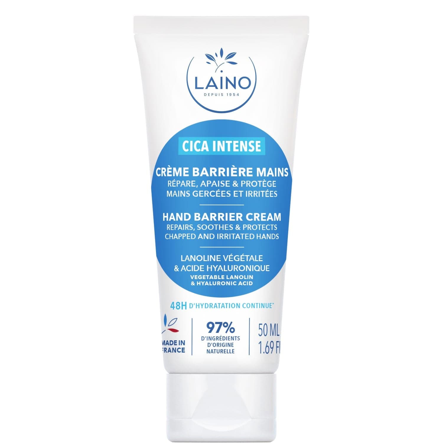 Laino Cica Intense Creme Barriere Mains Gercees Et Irritees 50ml