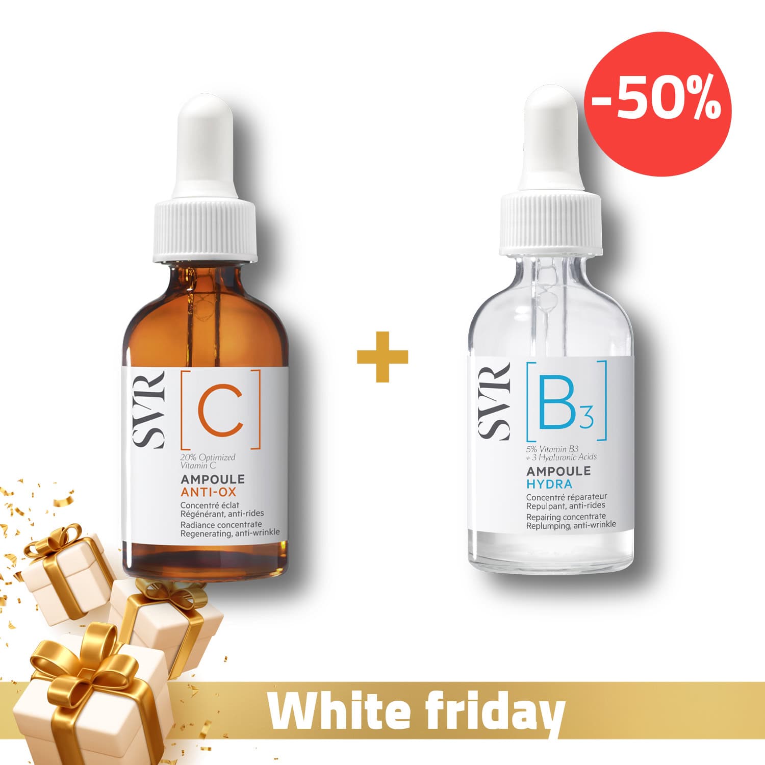 SVR Ampoule C + SVR Ampoule B (-50%)