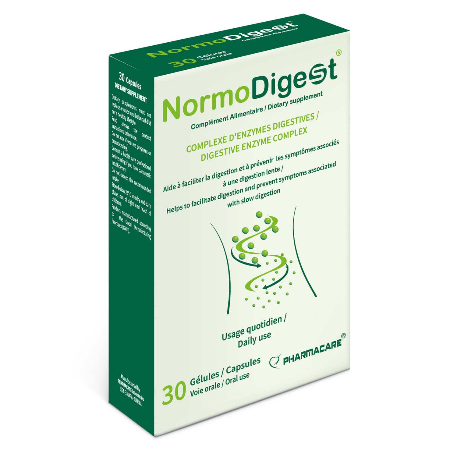 Pharmacare Normodigest 30 Gelules