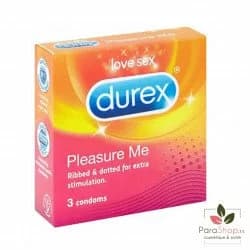 Durex Pleasure Me 3 Preservatifs
