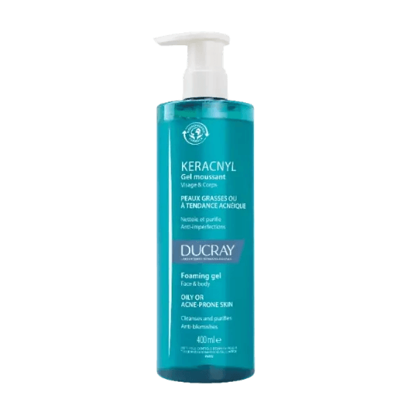 Ducray Keracnyl GEL Moussant Visage/corps P/g 400ML