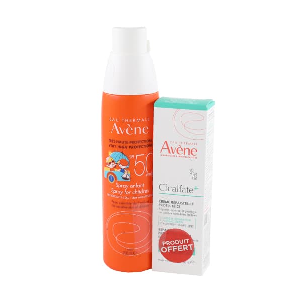 Avene Ecran Spray Enfant SPF50+ 200ML + Cicalfate Creme 40ML Offerte