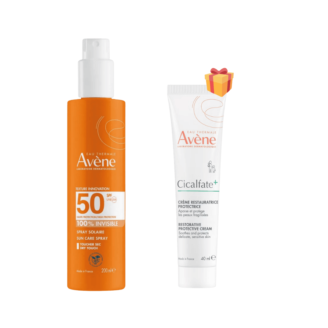 Avene Ecran Spray Adulte Spf50+ 200ml + Cicalfate Creme 40ML Offerte