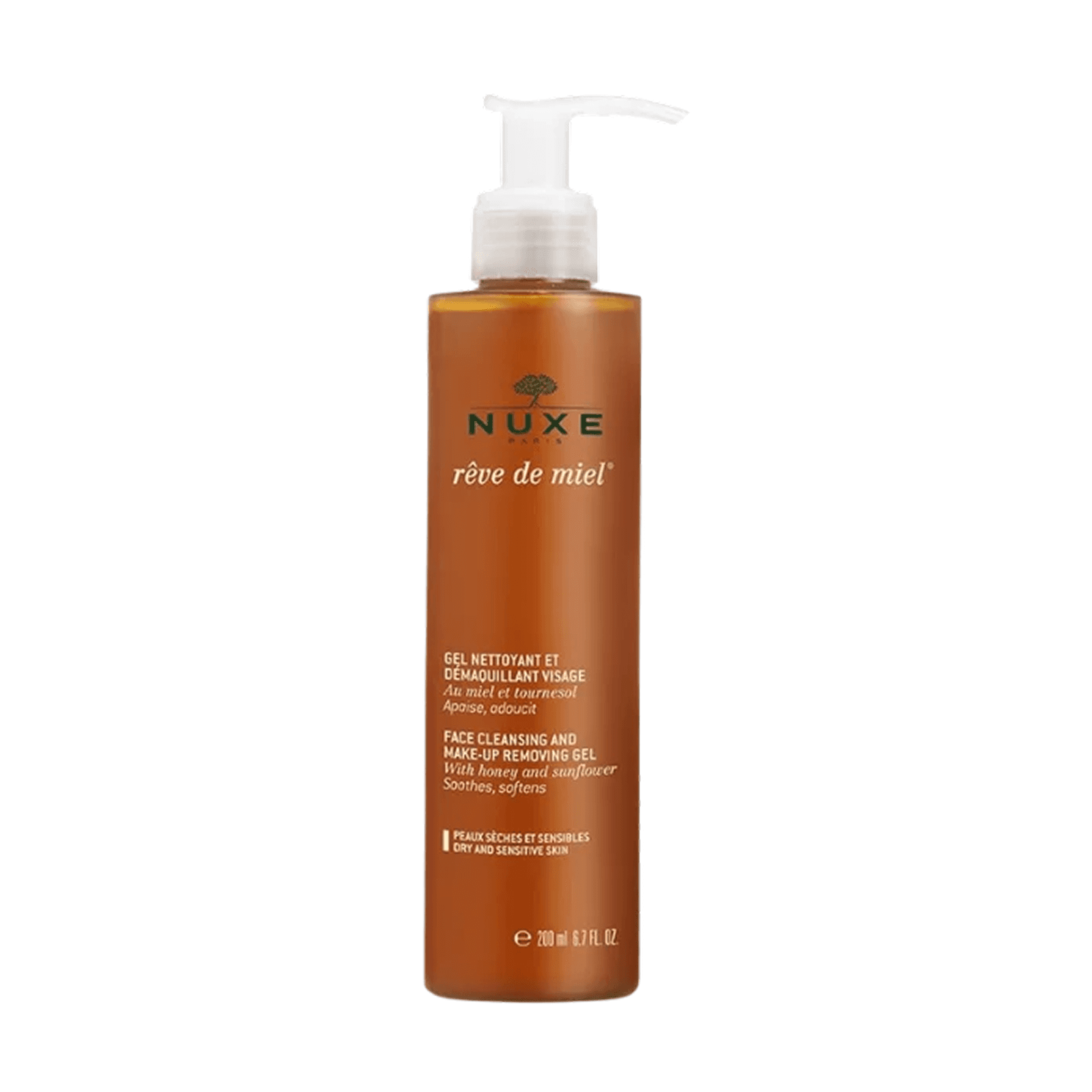 Nuxe Reve De Miel GEL Nettyant Demaquillant Visage 200ML
