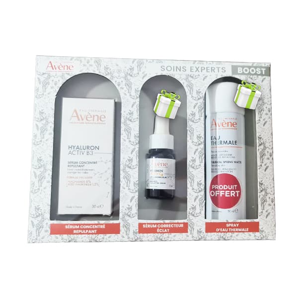 Avene Coffret Hyaluron Activ B3 Serum 30ML + Eau Thermale 50ML + Vitamine Cg 10ML Offerts