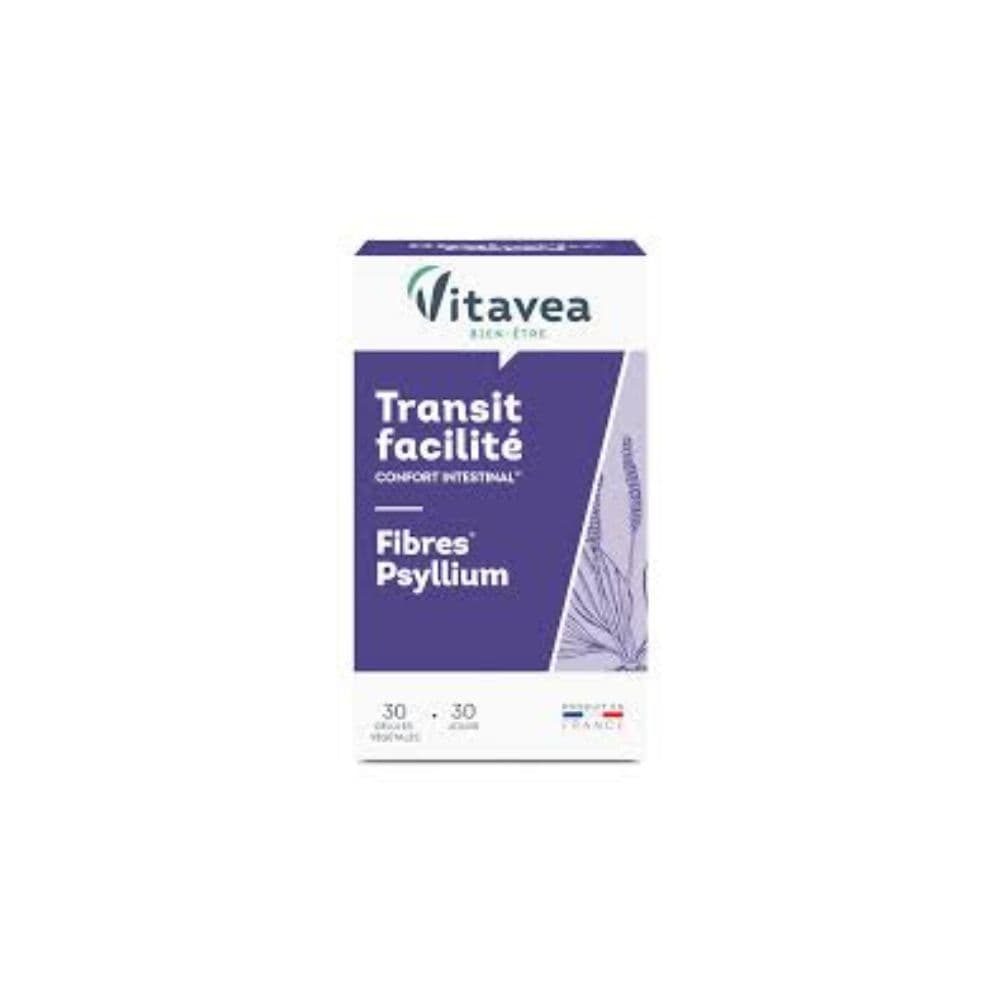 Vitavea Transit Facilite Fibres Psyllium Boite De 30 Gelules