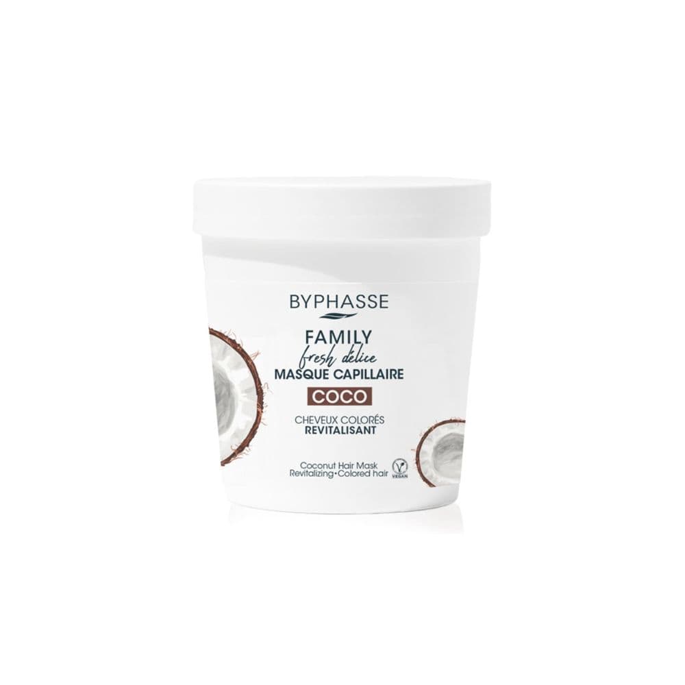 Byphasse Family Masque Capillaire Coco Cheveux Colores 250ml