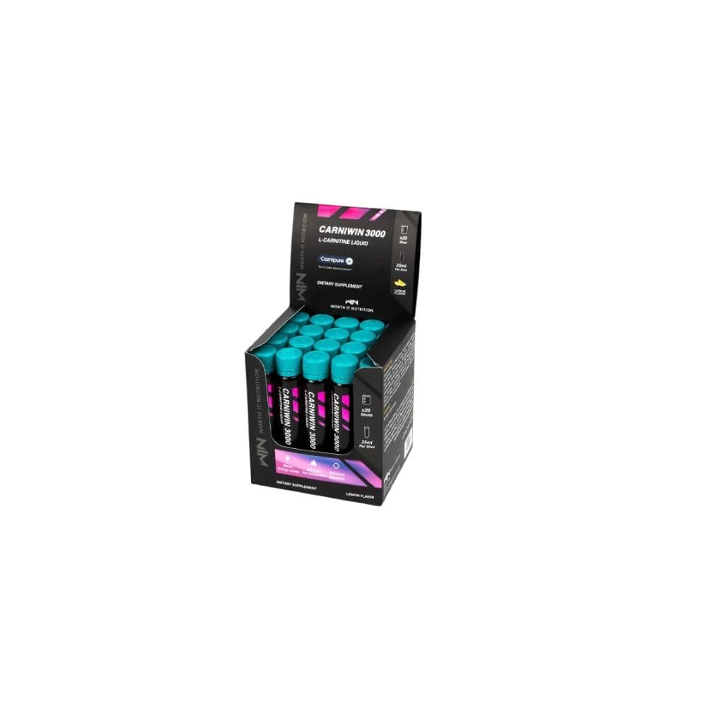 Carniwin 3000 L-carnitine (carnipure®) Worth It Nutrition | 20 Shots