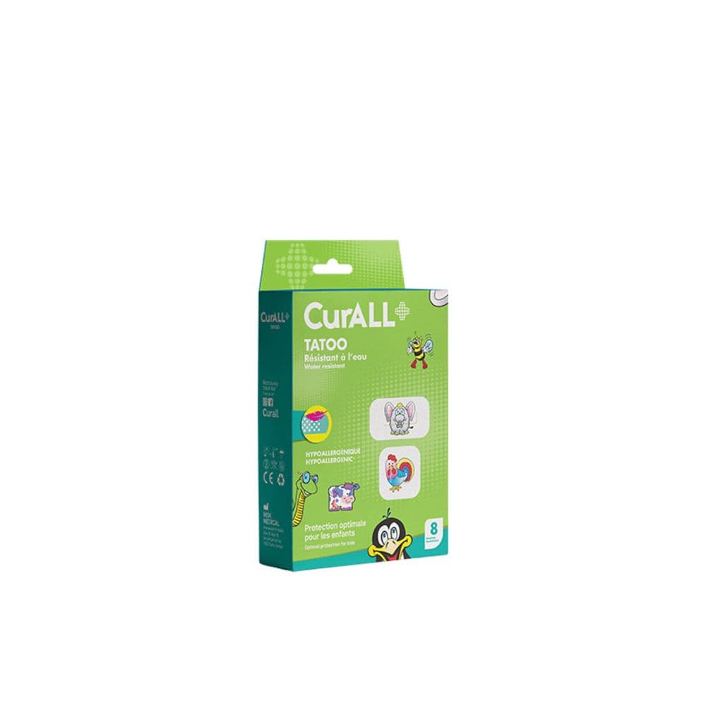 Curall Tatoo Aquaresist Pansements Pour Enfants Boite De 8 2 Formats