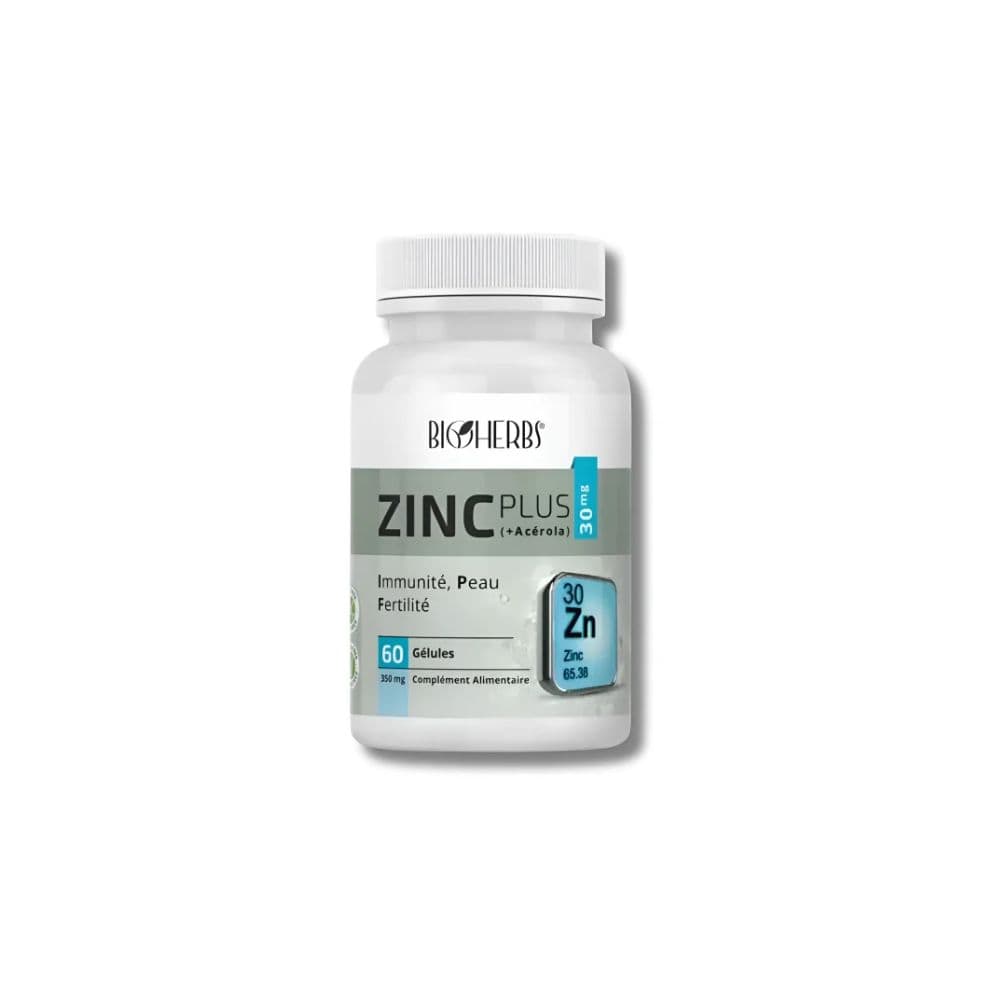 Bioherbs Zinc Plus+acreola 60 Gelules