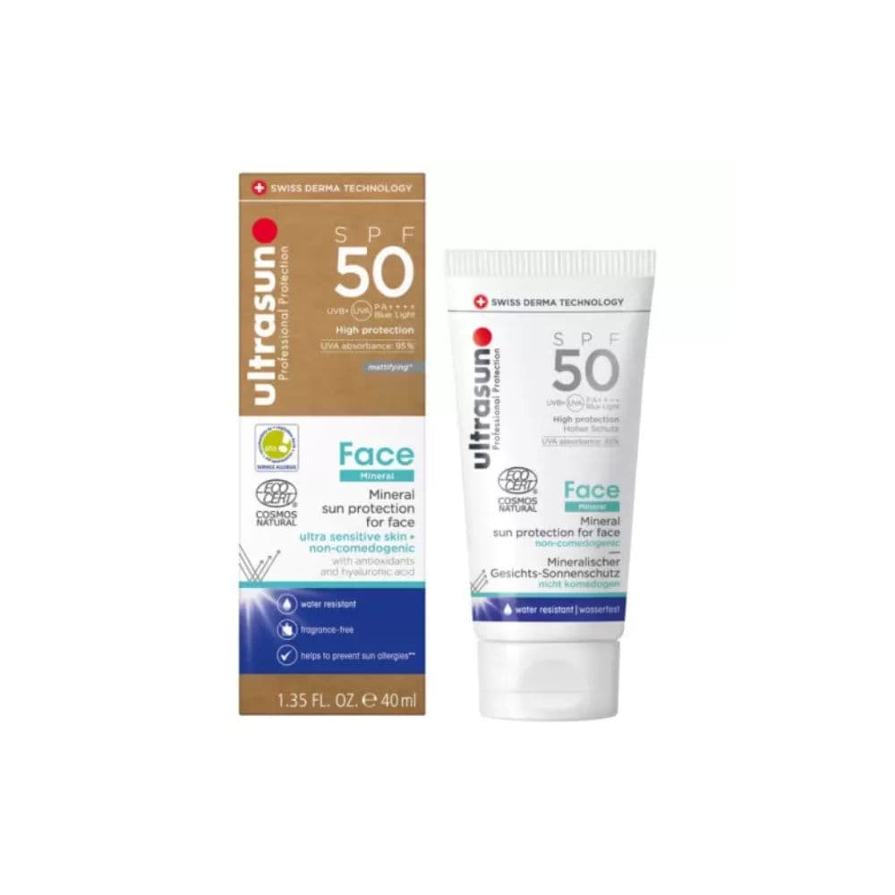 Ultrasun Ecran Face Mineral Sun Protection Spf50+ 40ml