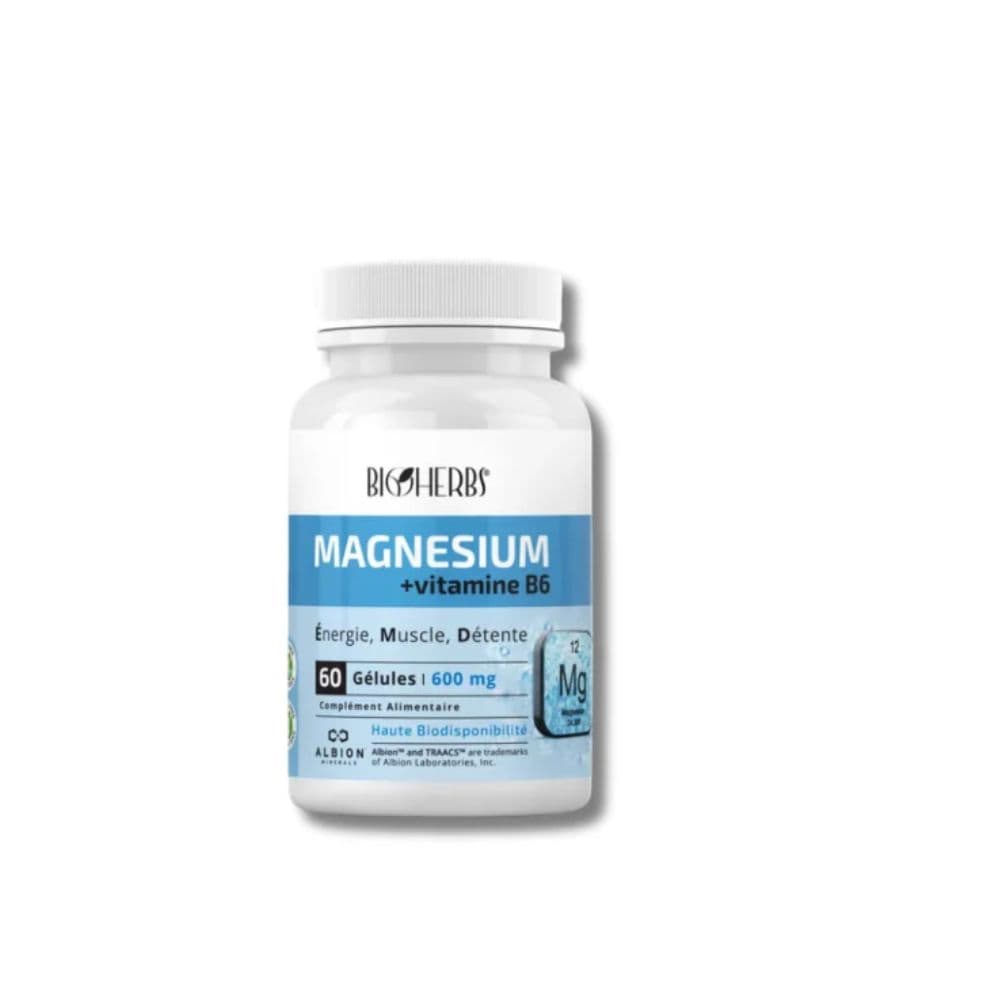 Bioherbs Magnesium + Vitamine B6 60 Gellules