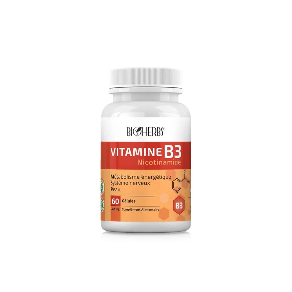 Bioherbs Vitamine B3 Nicotinamide Boite De 60 Gelules