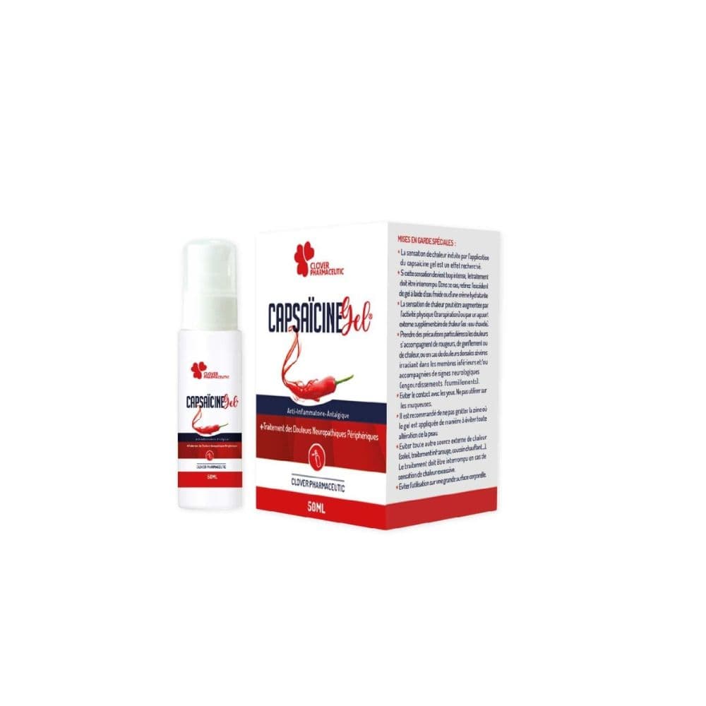Capsaisine GEL Analgesique Soulageant Des Douleurs 50ml