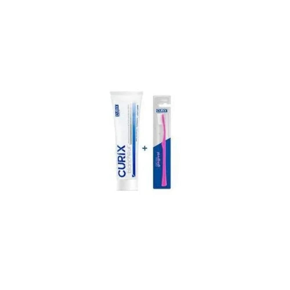 Curix Dentifrice Blancheur + Brosse A Dents Gratuite