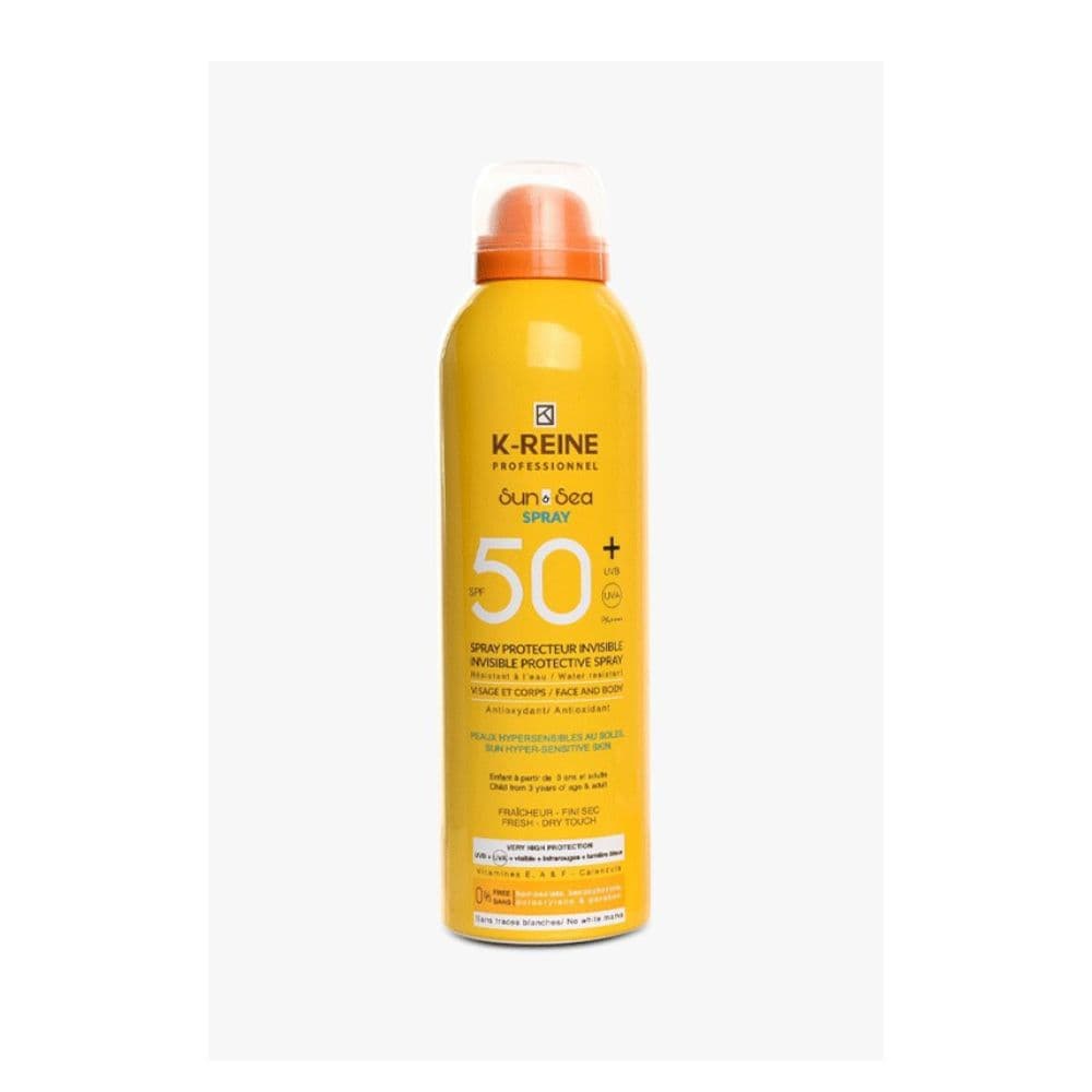 K-reine Sun Sea Brume Spray Invisible Visage Et Corps Spf50+ 200ml