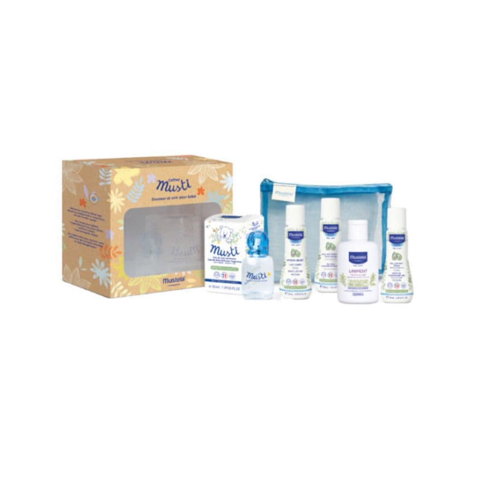 Mustela Coffret Musti Unisexe + Trousse Mesh Formats Voyage Offerte