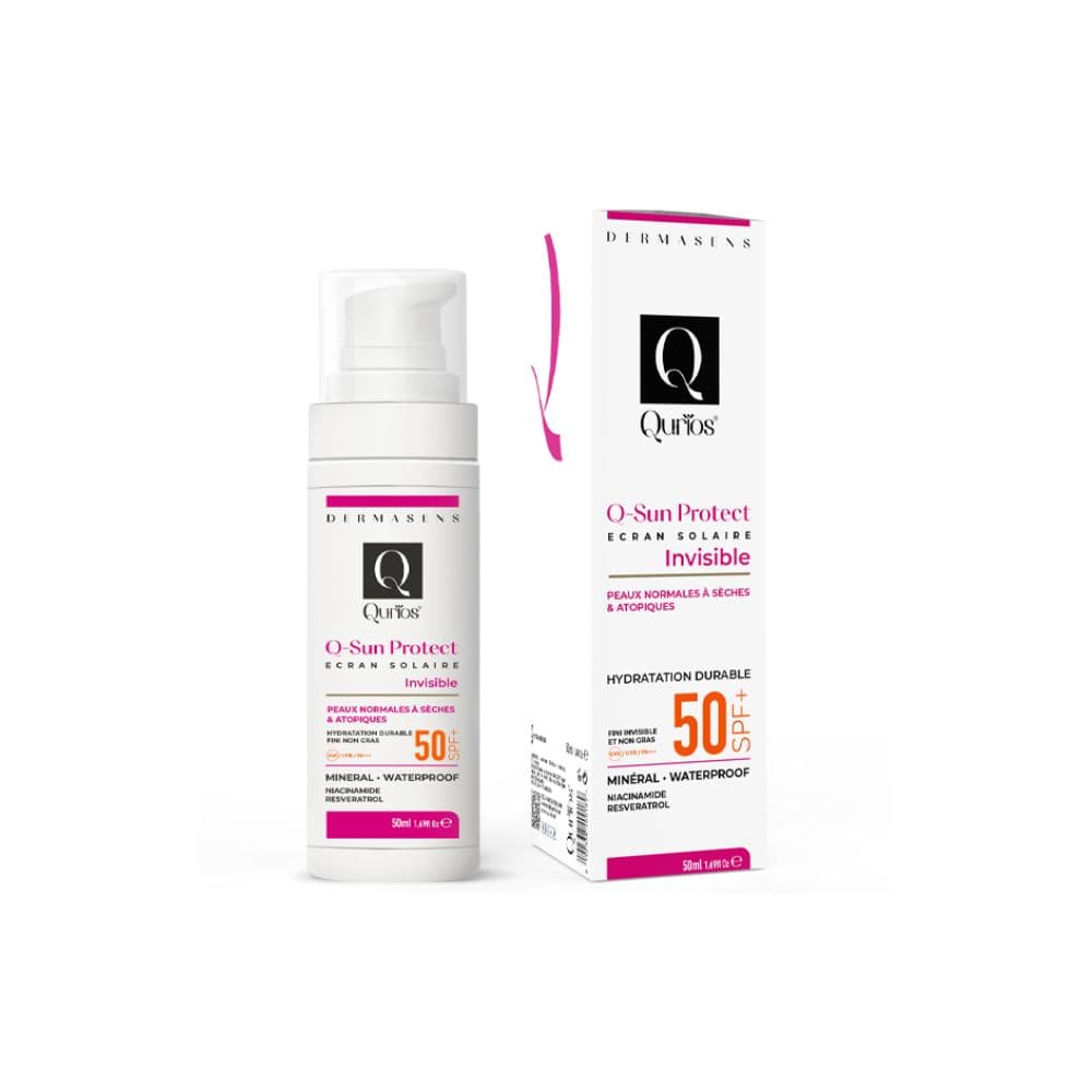 Q-sun Protect : Ecran Solaire – Peau Normale A Seche Et Atopique Invisible SPF 50