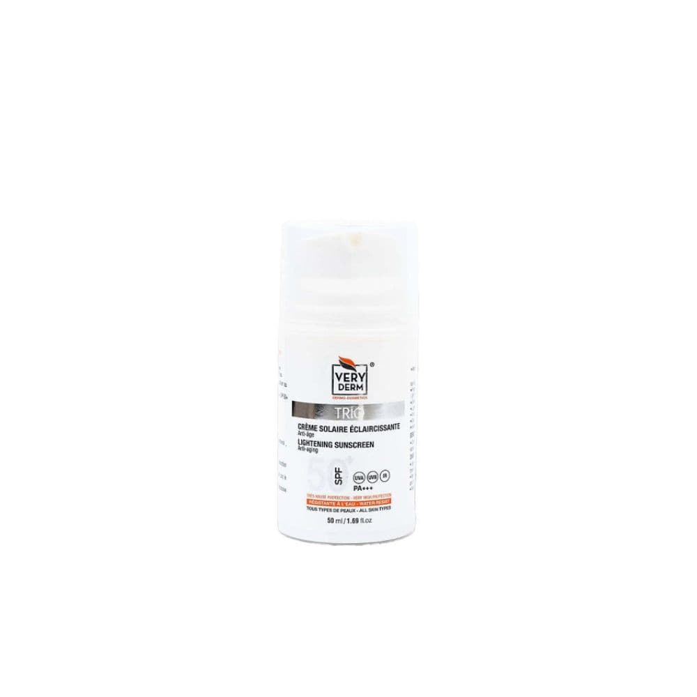 Very Derm -trio- Creme Solaire Eclaircissante Anti-age Spf50+ Invisible 50ml