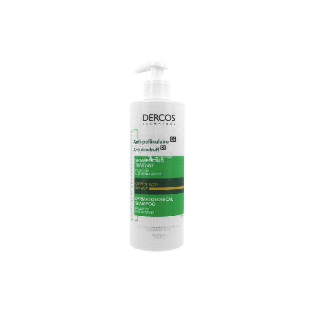 Vichy Dercos Shampooing Antipelliculaire Traitant Cheveux Normaux A Secs 390ml