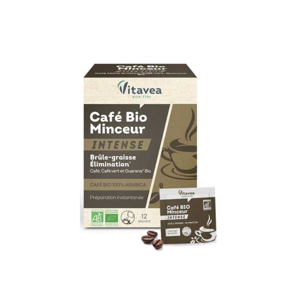 Vitavea Cafe Bio Minceur Intense Brule Graisse 12 Sachets