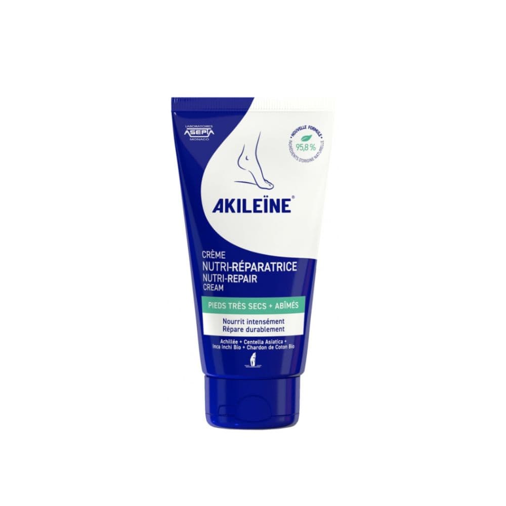 Akileine Creme Nutri Reparatrice Pieds Secs 75ml