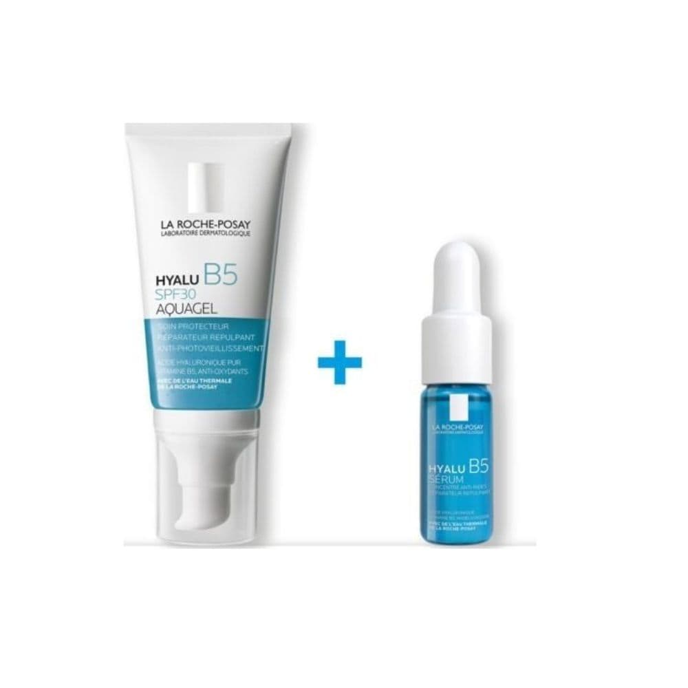 La Roche Posay Aquagel Hyalu B5 Spf30 + Serum Concentre Hyalu B5 Offert 10 ML