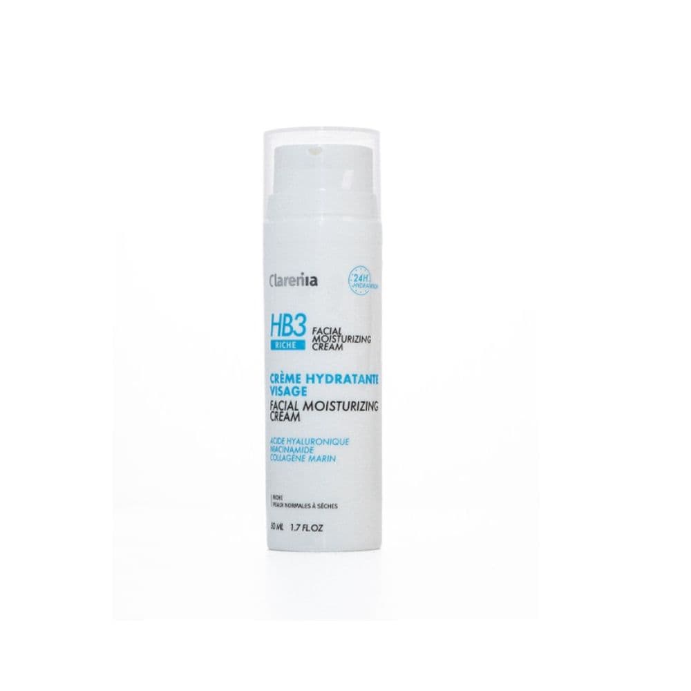 Clarenia Hb3 Creme Hydratante Visage Riche 50ml