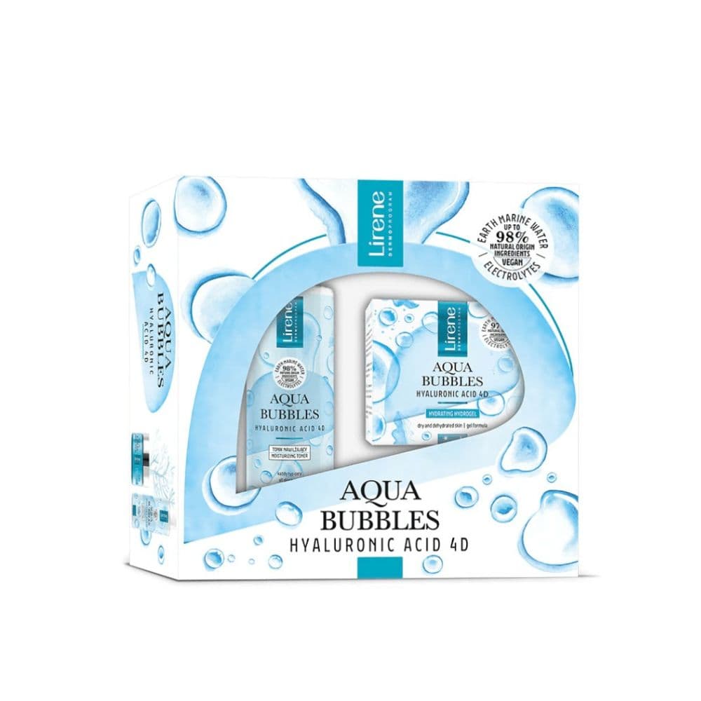 Lirene Coffet Aqua Bubbles Hydro GEL 50ML+EAU Micellaire 200ML